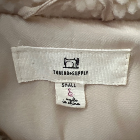 Thread + Supply Teddy coat size small - Picture 2 of 2